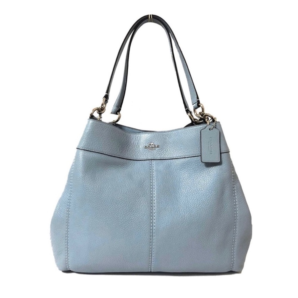Coach Lexy Pebble Leather Shoulder Bag
